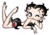 Sticker Betty Boop, for any Renault R4 4L or Renault Estafette.