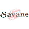 Autocollant Savane pour Renault R4 4L berline. Texte uniquement. Ne comprends pas les bandes.
