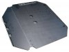 Fuel tank protection plate for Renault R4 4L.